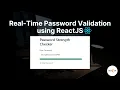 Build a Password Strength Validation in React Bootstrap Progress Bar Strong Validation