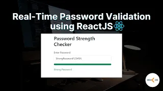Build a Password Strength Validation in React Bootstrap Progress Bar Strong Validation
