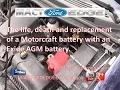 The life death and replacement of a Motorcraft battery with an AGM battery