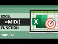 Excel MID Function Explained with Examples Training Lesson 27