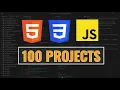 100 Mind-Blowing HTML CSS JavaScript Projects Ultimate Compilation Setup