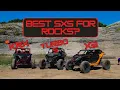 Best SXS for Rock Crawling Kawasaki KRX Polaris Turbo S Can-Am X3 XRC Disney Oklahoma