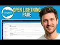 How to Open a Lightning Page in Salesforce