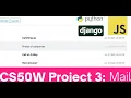 CS50 Web Programming Project 3 Mail