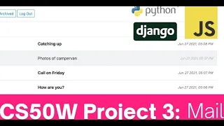 CS50 Web Programming Project 3 Mail
