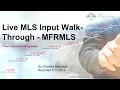 Live MLS Listing Input