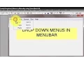 Learn Visual Basic 6 0-Create Dropdown Menus in Menubar using Visual Basic 6 0