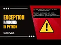 Exception Handling in Python Python Exception Handling Exception in Python SuMyPyLab