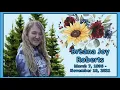 Celebration of Life Breana Roberts