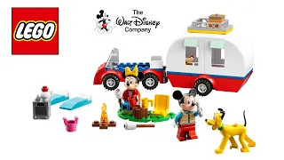 LEGO Disney  10777  Mickey Mouse and Minnie Mouse's Camping Trip  SPEED BUILD and INSTRUCTION