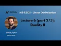 MS-E2121 - Linear Optimization