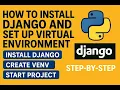 How to Install Django and Set Up Virtual Environment Step-by-Step Python Web Development 2025