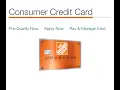 home depot 3 000 consumer credit card pre-approval soft pull