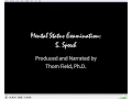 Mental Status Exam Training part 5 Speech