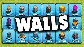 Ranking EVERY Wall in Clash of Clans