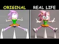 OH NO!!! AMY ROSE in DANGER | The Sonic Tapes Animation | Original vs Plush Toys