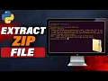 How To Extract Zip File In Python EASY 2025