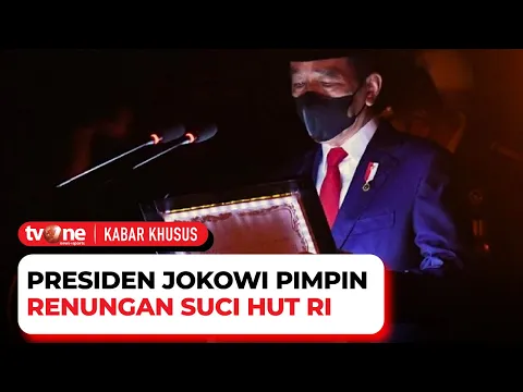 Presiden Jokowi Memimpin Apel Kehormatan dan Renungan Suci di TMP Kalibata