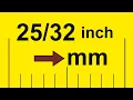 How to Convert Inch to Millimeters