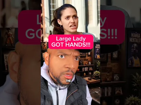 This Large lady got hands! 😱 #trending #shorts