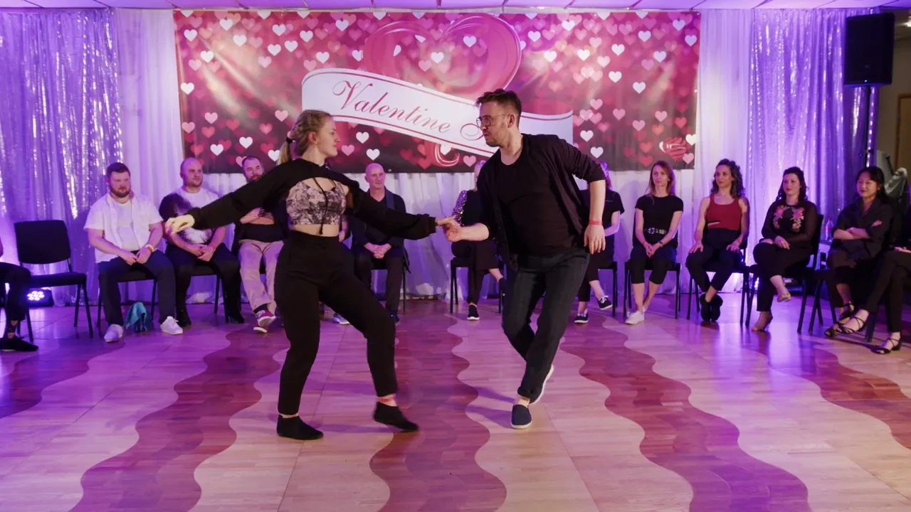 Lukasz Lukaszewicz & Karolina Gabara - 2nd place Advanced Jack&Jill Finals  - Valentine Swing 2023