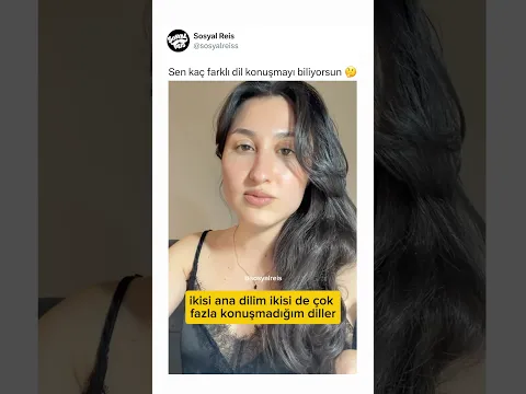 Sen kaç farklı dil konuşmayı biliyorsun 🤔