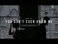 YOU DON'T EVEN KNOW ME STADIUM BREAKBEAT