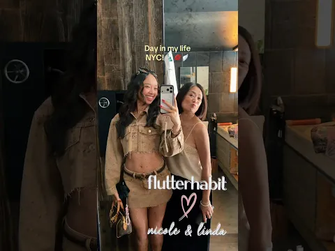 DAY IN MY LIFE IN NYC🗽💋🪽 #dayinmylife #diml #vlog #nyc #newyork #brandtrip #flutterhabit #shorts