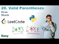 Valid Parentheses Python Solution LeetCode 20
