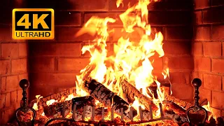 Fireplace 4K UHD Fireplace With Crackling Fire Sounds Fireplace Ambience 