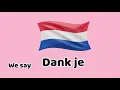 How do you say 'Thank you' in your language?