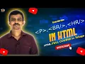 Paragraph linebreak and horizontal rule tags in html explained in telugu