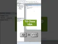 Create Button in Visual Basic for Application