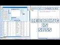 Recoding Variable in SPSS