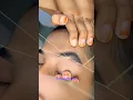 Eyebrow threading tutorial