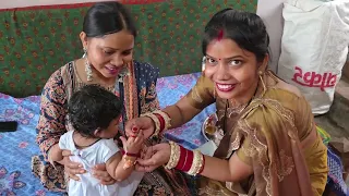 Rakshabandhan Special Vlog | Riyanshi Babu Pahuchi Nani K Yaha | Mr & Mrs Rv | #vlog 