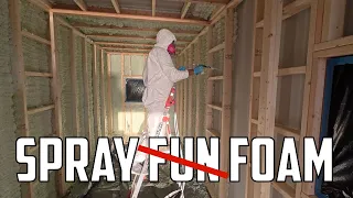 ⛵️Insulating our shipping container workshop. Ep 648