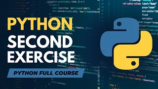 Exercise 2 Solve This Exercise using Python Python Full Course in - Tutorial