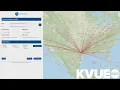 Austin airport unveils new digital flight map