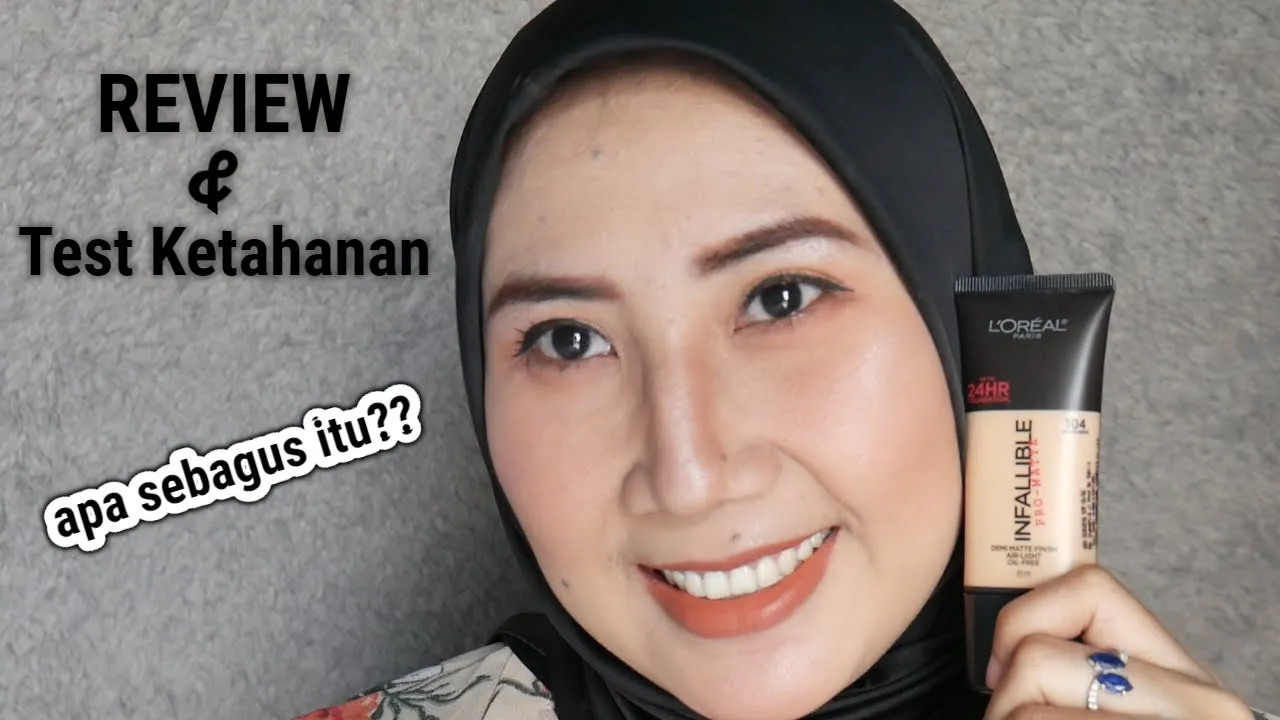 L'Oreal Infallible Pro Matte Test & Review!! | Kiara Leswara. 