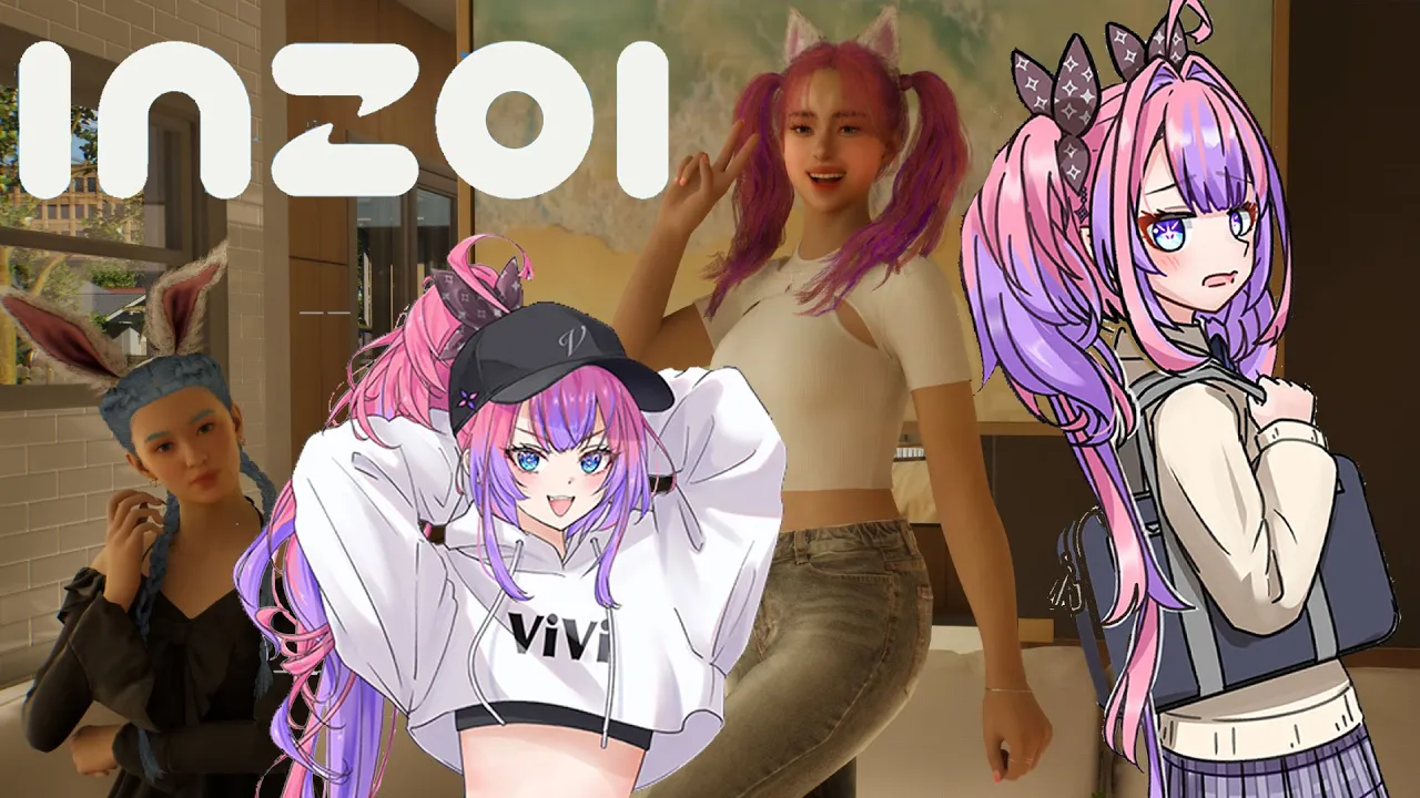 【 inZOI 】家族ができた女子高生ヴィヴィ！リアルライフシミュレーターの新たな人生！【#綺々羅々ヴィヴィ #hololiveDEV IS #FLOWGLOW】