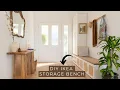Budget Entryway Makeover with DIY IKEA Hack and Thrift Finds