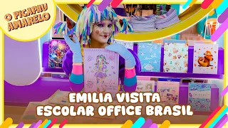 Emilia visita Escolar Office Brasil | O Picapau Amarelo