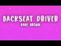 Kane Brown - Backseat Driver (Lyrics)
