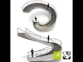 Grasshopper Tutorial for Rhino 3D parametric design Spiral Stairs Part - 1