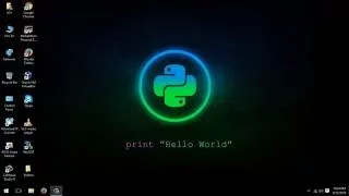 hello world program in python Python Programming Tutorial - 1 print Hello World