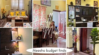 Vlog#99 ✨Living Room Makeover with MEESHO budget finds🪴||Hall makeover #makeover #halldecor 