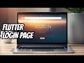 ASMR Programming - Coding a Modern UI Login Page Flutter