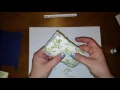 Screen divider card with Faux Silk technique using Stampin Up products