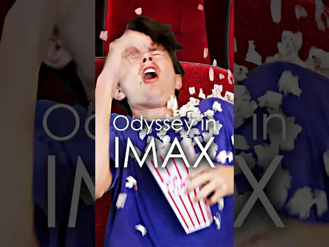 Watching the Odyssey in IMAX #odyssey #christophernolan #imax #funny #meme #comedy